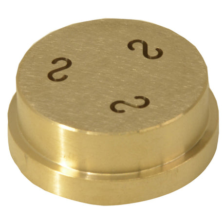 Omcan 21188 (21188) #386 Casarecce Pasta Die 8.8mm Brass