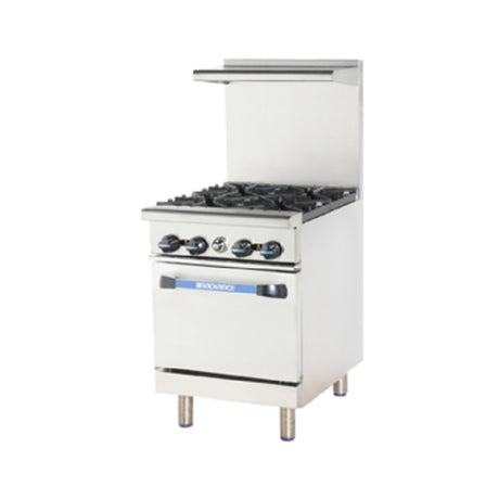 Turbo Air TAR-4_LP Radiance Restaurant Range Gas 24"