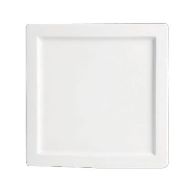 Steelite 6351MP70 - Rim Square Plate, 8.25", Simple Plus