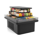 Hussmann TYA3ECRC5X7ISPA - Entyce Island Multi-Deck Merchandiser, Self-service, 3' 5 X 7' L