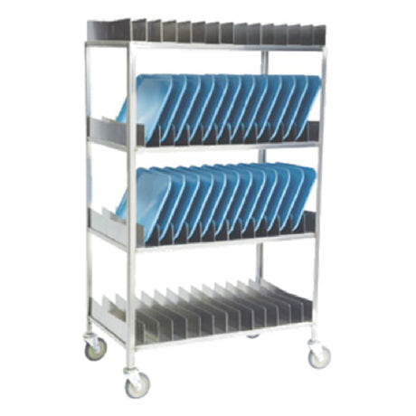 Alluserv FTDR56 Tray Drying Rack Mobile 4 Tiers