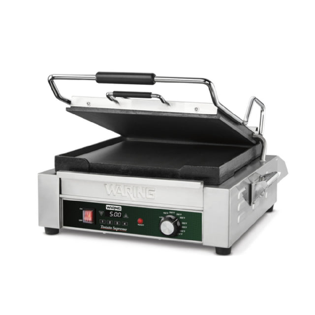 Waring WFG275TX Tostato Supremo® Panini Grill Full Size 14” X 14” Flat Cooking Surface