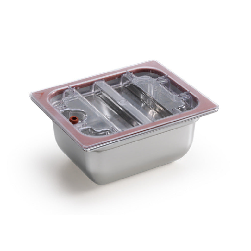 SIRMAN 5858VAC12000C - 1/2 Gastronorm Lid For Reinforced Gastronorm Containers, Use With External Vacuum Hose