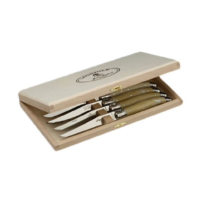 Steelite 5396S099 Knife Presentation Box 10-1/4" X 5-3/4" X 1-3/8" Beech Wood