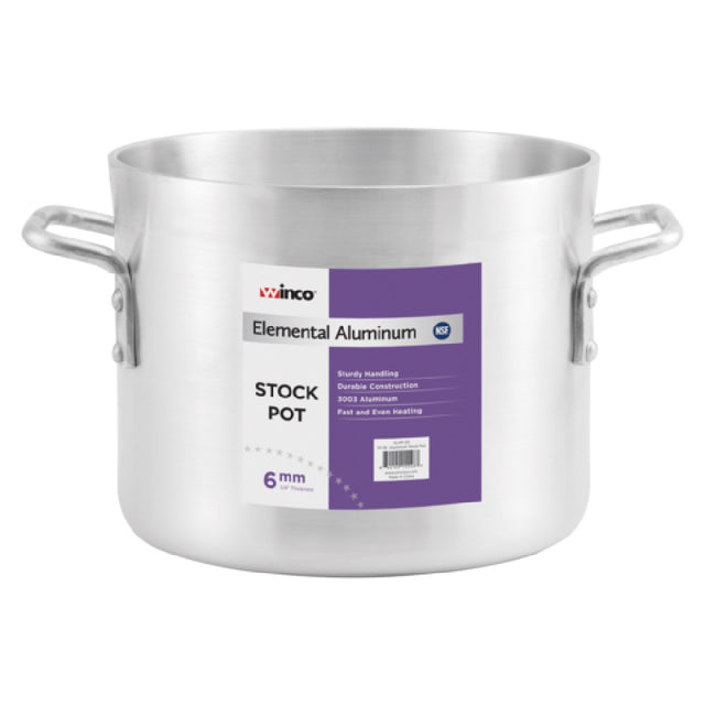 Winco ALHP-16 Elemental Stock Pot 16 Qt. 11-3/8" X 10-1/4"