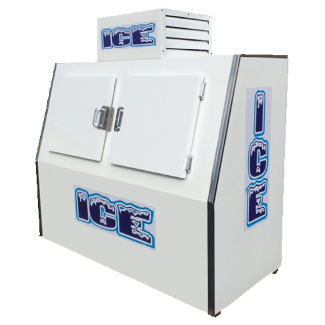 Howard-McCray ICB-2-SLANT Ice Merchandiser Bagged Ice 60 Cu. Ft. Capacity