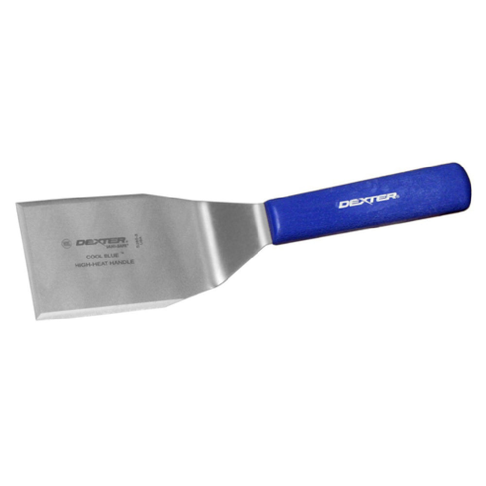 Dexter Russell 19713H Sani-Safe® Cool Blue™ (S285-3H-PCP) Hamburger Turner 4" X 3"