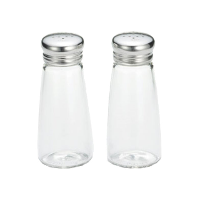 Tablecraft 132S&P-2 Salt/Pepper Shaker 3 Oz. 1-7/8" Dia. X 4-1/2"H Round