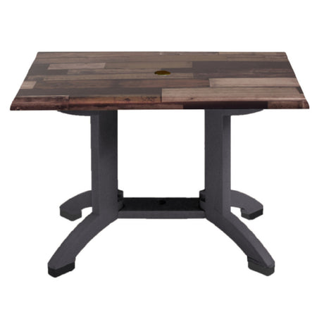 Grosfillex UT385720 - Atlanta Outdoor Table, 48" X 32" X 28-2/5"H, Rectangle