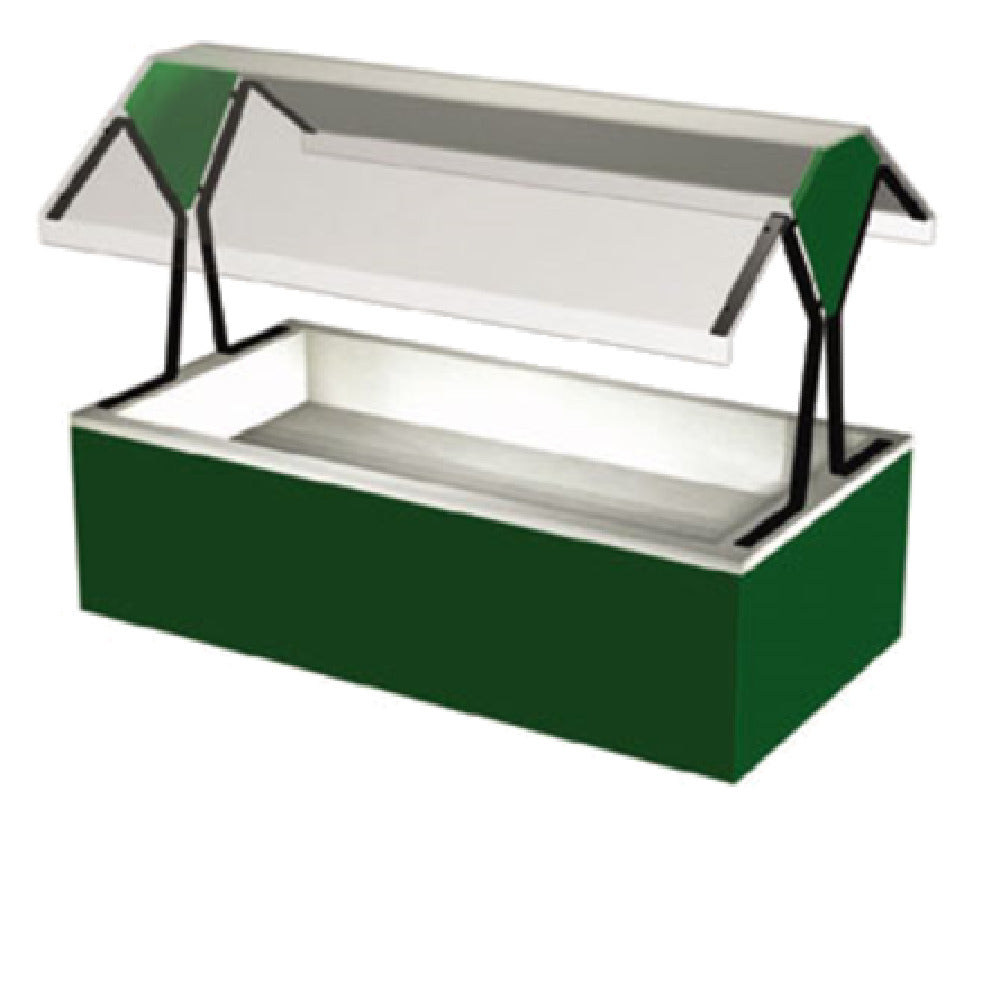 Duke TAH-2-CP EconoMate™ Cold Food Table Top Buffet 30-3/8"W (2) Section 5" Deep Ice Cooled Stainless Steel Cold Pan