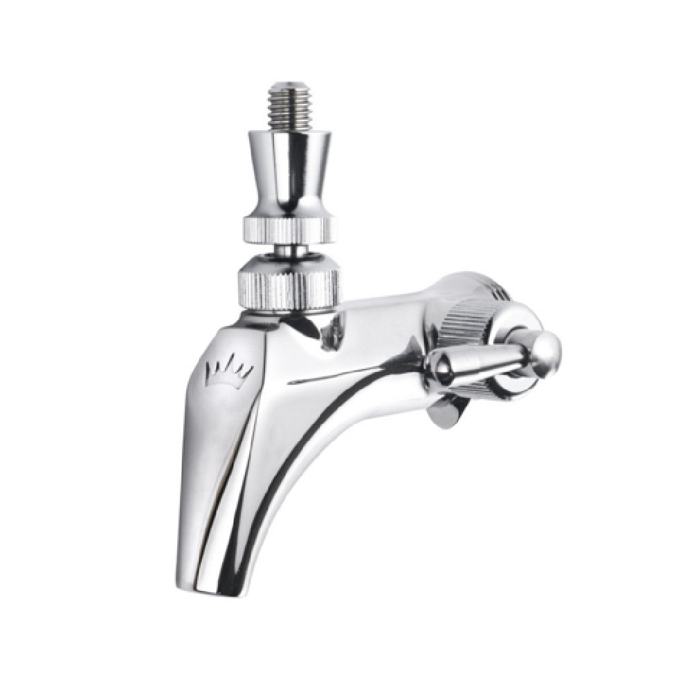 Krowne BC-925F Royal Series Flow Control Beer Faucet Chrome Forward Sealing