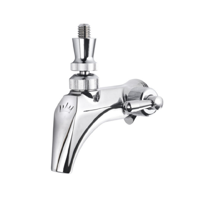 Krowne BC-925F Royal Series Flow Control Beer Faucet Chrome Forward Sealing