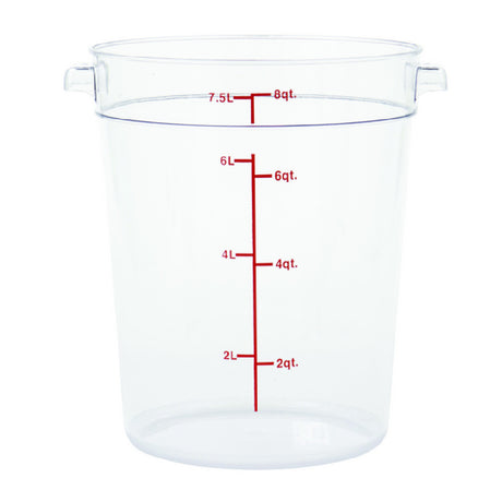 Hubert 96147 - Hubert® Food Storage Container, 10-13/100" Dia. X 10-3/4"D, Round