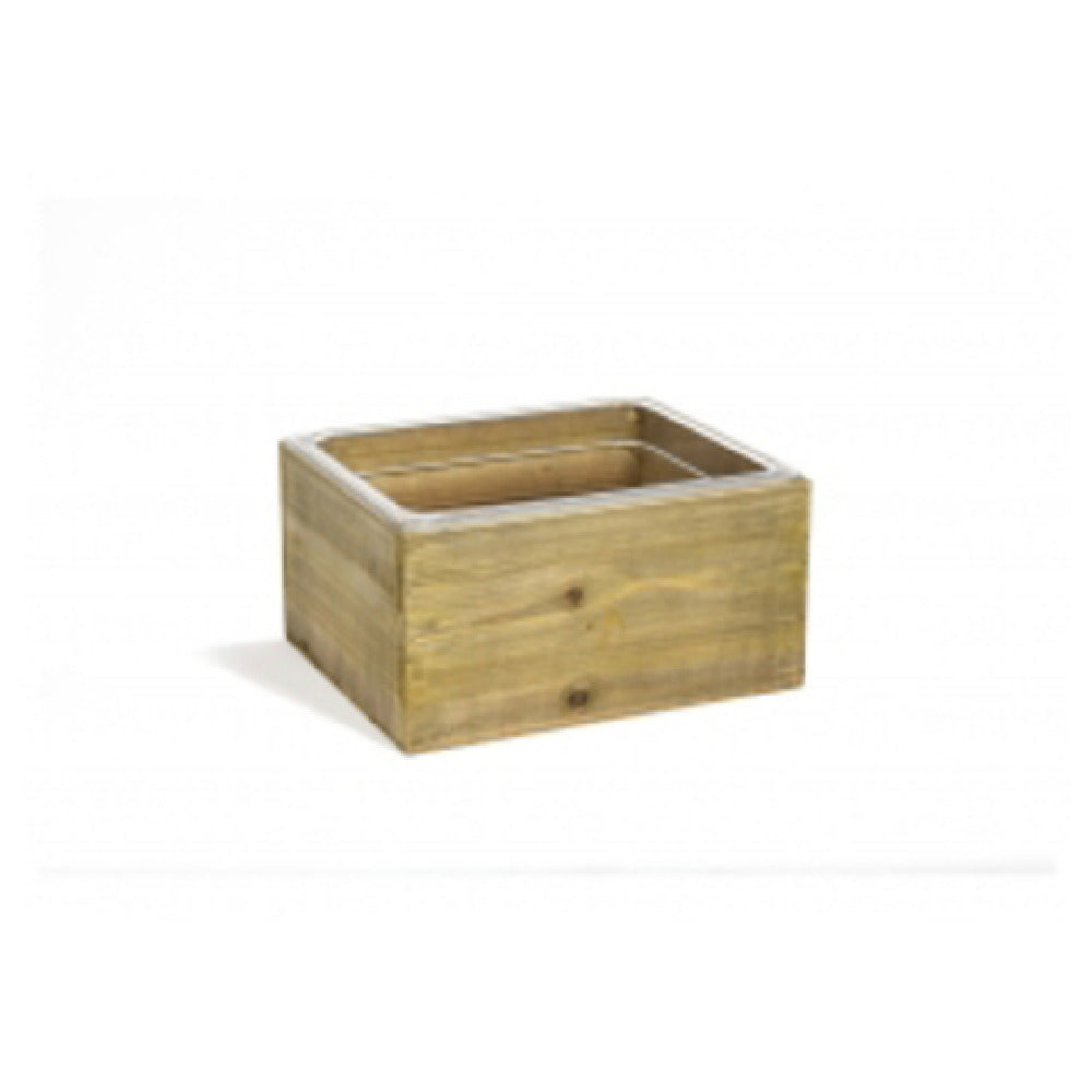 FOH BHO148NAW20 1/2 Size Rustic Wood Housing/Pan Set Deep Natural Includes One BHO141NAW20 1/2 Size Asheville Housing Deep Cider