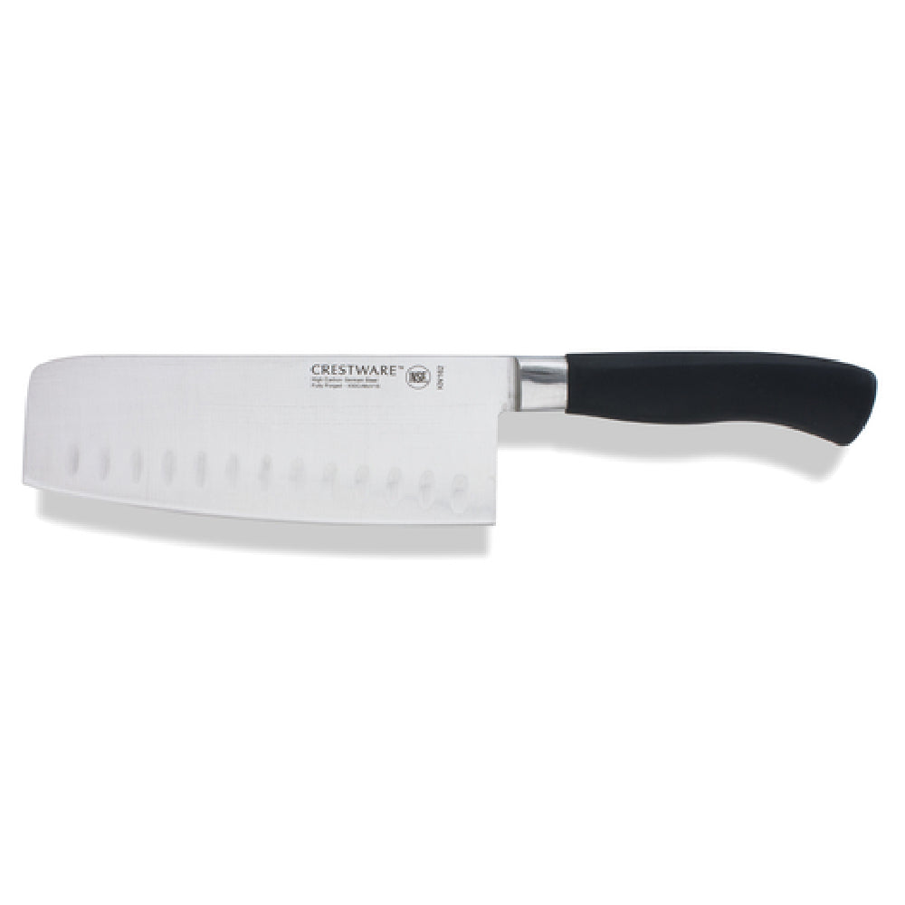 Crestware KN162 Granton Elite Pro Cleaver 7" Forged