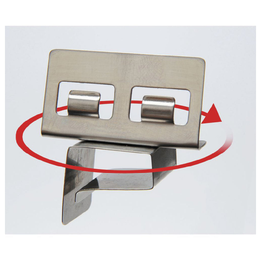 Hubert 91876 - Pan Clip, For Steam Table Pan, 1-1/2" X 1-3/4"H