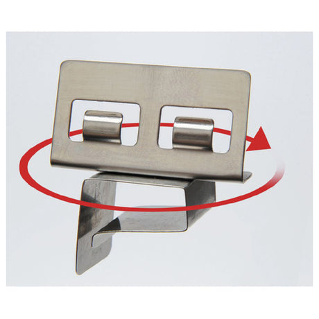 Hubert 91876 - Pan Clip, For Steam Table Pan, 1-1/2" X 1-3/4"H