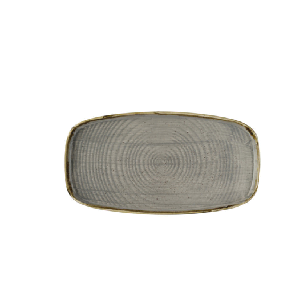 Churchill China SPGSWO341 - Walled Plate, 35 X 18.5cm 13 3/4" X 7 1/4" H: 2cm, Oblong Microwave & Dishwasher Safe