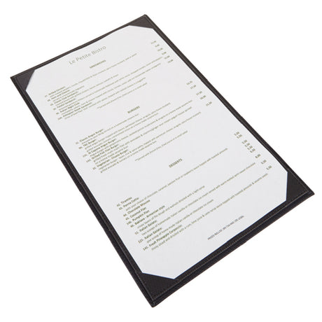 Winco LMS-814GY Menu Cover Single Legal Size