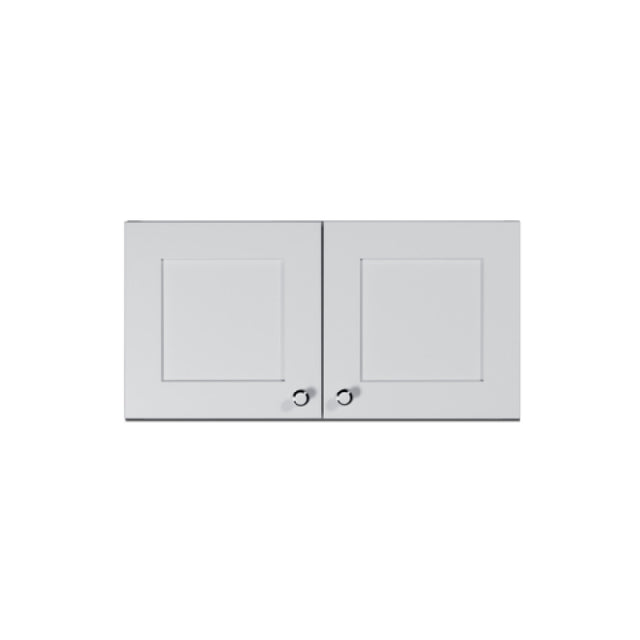 Summit CABWH2412 - Wall Cabinet, 24" W X 12"H, French Door