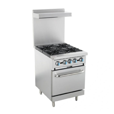 Hurakan By Equip.me HKN-XRFG24O4W - Hurakan Gas Range Natural Gas / Convertible To LPG