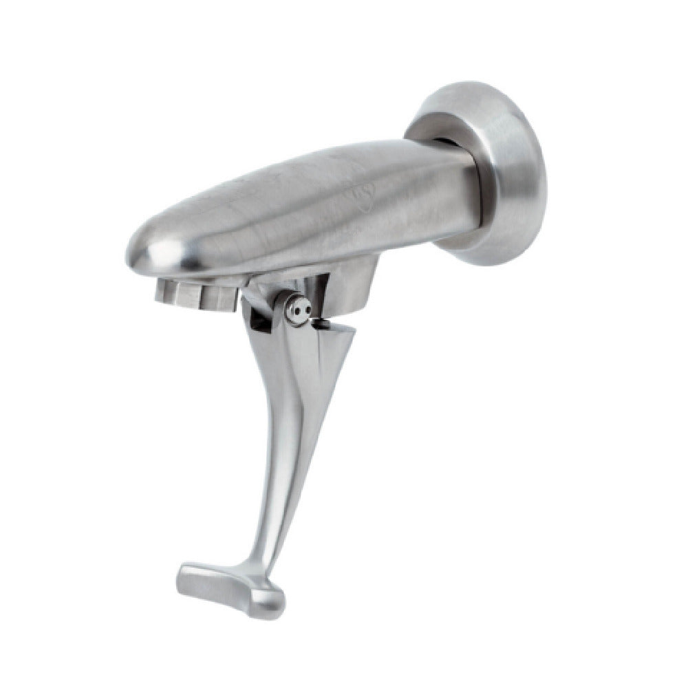 T&S Brass S-1200 EverSteel Wall Mount Stainless Steel Glass Filler Push Back Design