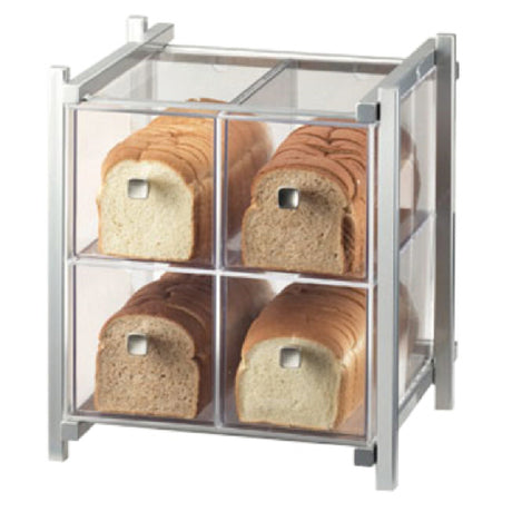 Cal Mil 1146-74 Bread Case 14"W X 14-3/4"D X 15-3/4"H 2-tier