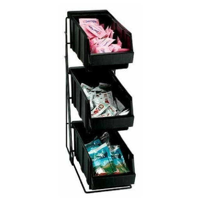 Dispense Rite WR-COND-3 Packeted Condiment Organizer Wire Rack 3 Section