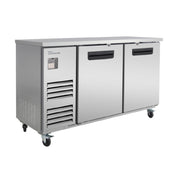 Blue Air BLBB69-3S-HC - Back Bar Cooler, Two-section, 69"W