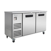Blue Air BLBB69-3S-HC - Back Bar Cooler, Two-section, 69"W
