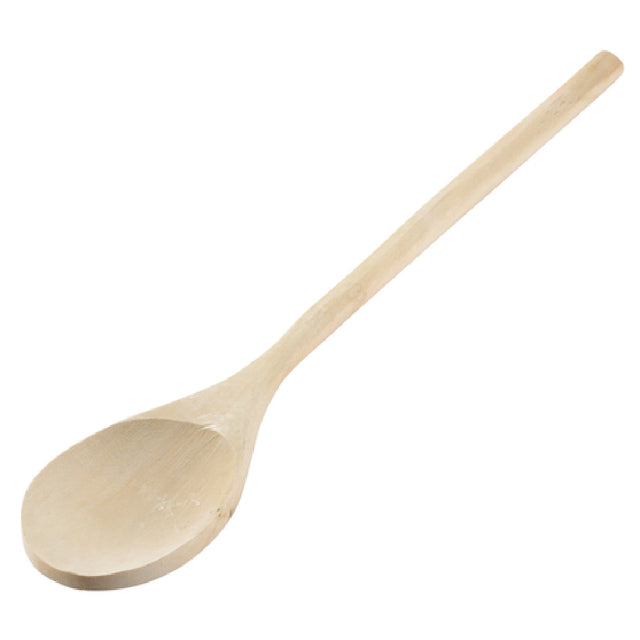 Browne Foodservice 575388 Wood Spoon 5/8" Dia. X 18"L Large Bowl