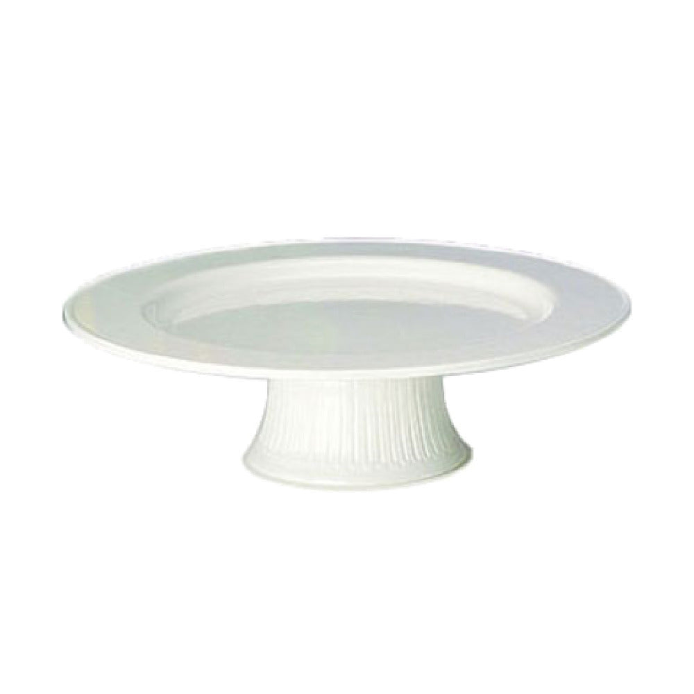 Bon Chef 10234001RED - Cake Stand, 13" X 2-3/4" H, Aluminum With Ceramic-look Coating