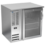 Beverage Air BB36HC-1-FG-S - Refrigerated Food Rated Back Bar Storage Cabinet, One-section