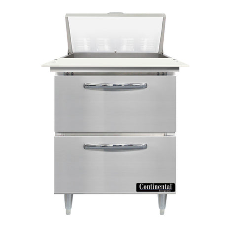 Continental Refrigerator D27N8C-D Designer Line Sandwich Unit 27"W One-section