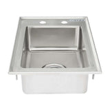 Empura EDIS1101405 - Drop-in Sink, 13"W X 19"D X 5"H Overall Size, 1-compartment