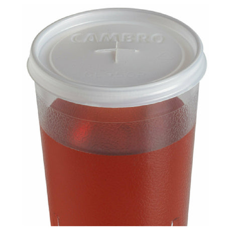 Cambro CL950P190 Disposable CamLid® Fits Colorware Tumbler #950P & 950P2 Translucent (1000 Per Case) (no Broken Cartons Allowed)