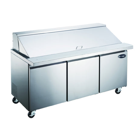 SABA SPS-72-30M Mega-Top Sandwich/Salad Prep Table Three-section 70-3/8" W