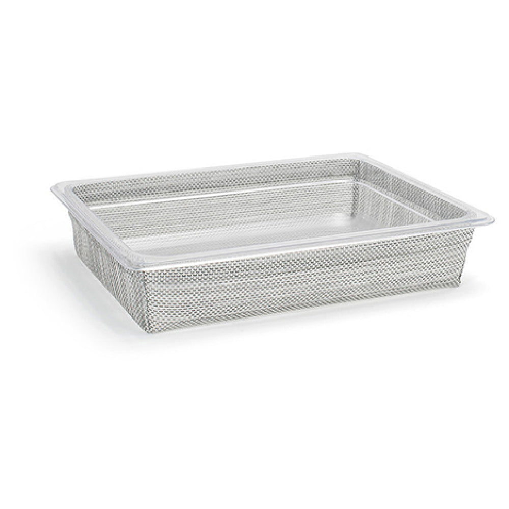FOH BHO136GYV21 1/2 Size Metroweave Housing/Pan Set Shallow Mesh Grey Includes One BHO129GYV21 1/2 Size Metroweave® Housing Shallow Mesh Grey