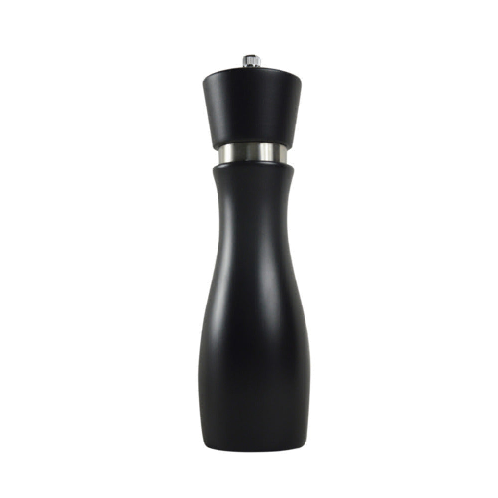Thunder Group WDPM008BK Beechwood Pepper Mill 8"H Black
