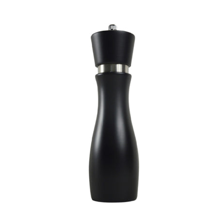 Thunder Group WDPM008BK Beechwood Pepper Mill 8"H Black