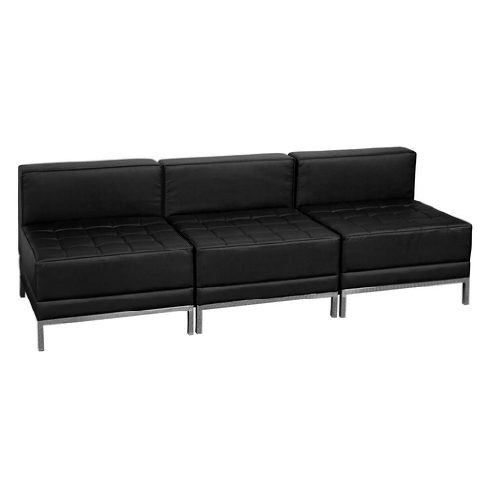 Flash Furniture ZB-IMAG-MIDCH-3-GG Hercules Imagination Series Lounge Set 84"W X 28-3/4"D X 27-1/4"H Overall Dimensions