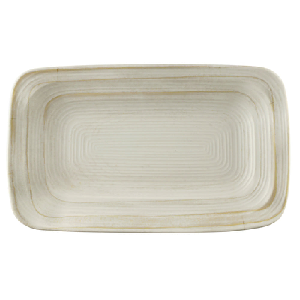 GET Enterprises D127PLST-OWD Elite Global Solutions Plate 12" X 7" X 1-3/8"H Irregular Rectangle