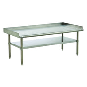 Hubert 130492 - Kratos® Equipment Stand, 60"W X 30"D X 26"H, 16-gauge 304 Stainless Steel Top With 2" Turn-up On Sides