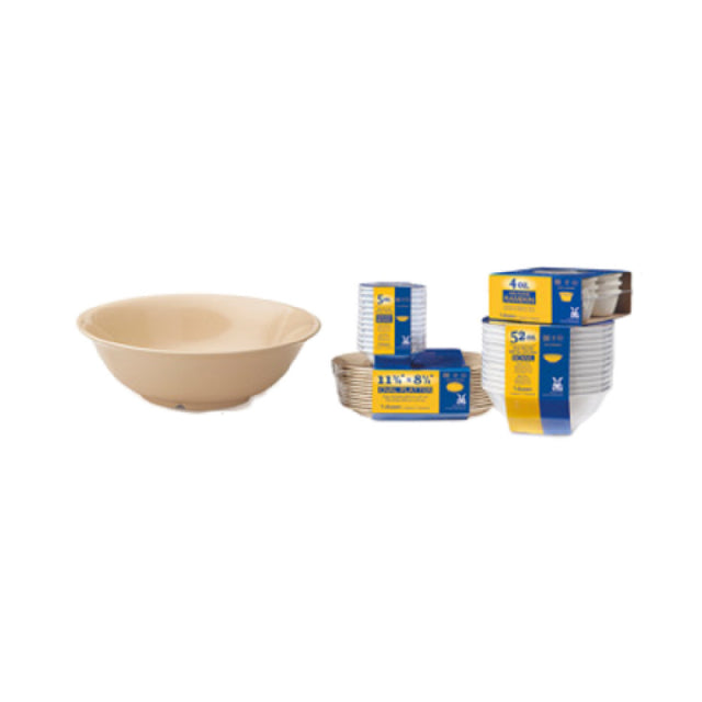 GET Enterprises SP-M-812-T Supermel™ Bowl 1.6 Qt. (1.6 Qt. Rim Full) 8-3/4" Dia. X 2-3/4"H