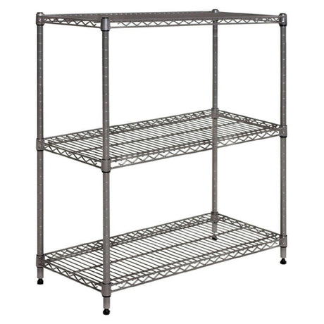 Hubert 31962 - Shelving Unit, Wire, Light-duty