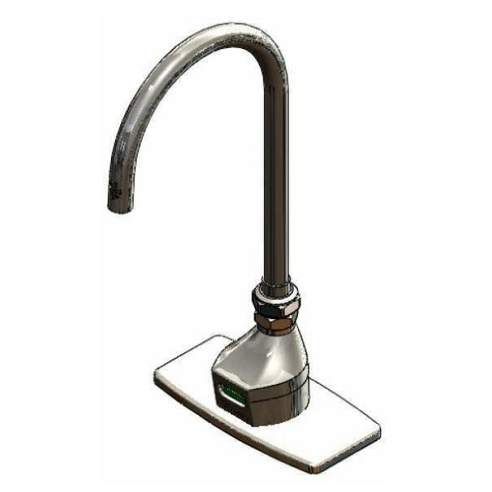 T&S Brass EC-3100-5XP15T4 ChekPoint™ Electronic Faucet Deck Mount 5-11/16" Gooseneck With 1.5 GPM Flow Control