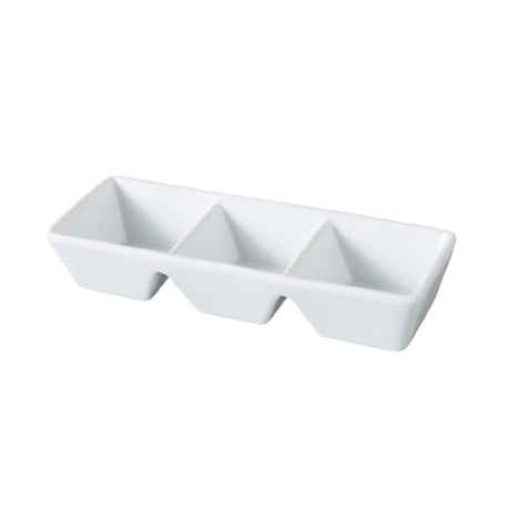 Yanco ML-737 Main Land Divided Tray 1-1/2 Oz. Each Compartment 7"L X 2-1/2"W X 1-1/4"H