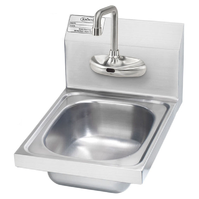 Krowne HS-64 Hand Sink Wall Mount 9"W X 11"D X 5" Deep Bowl