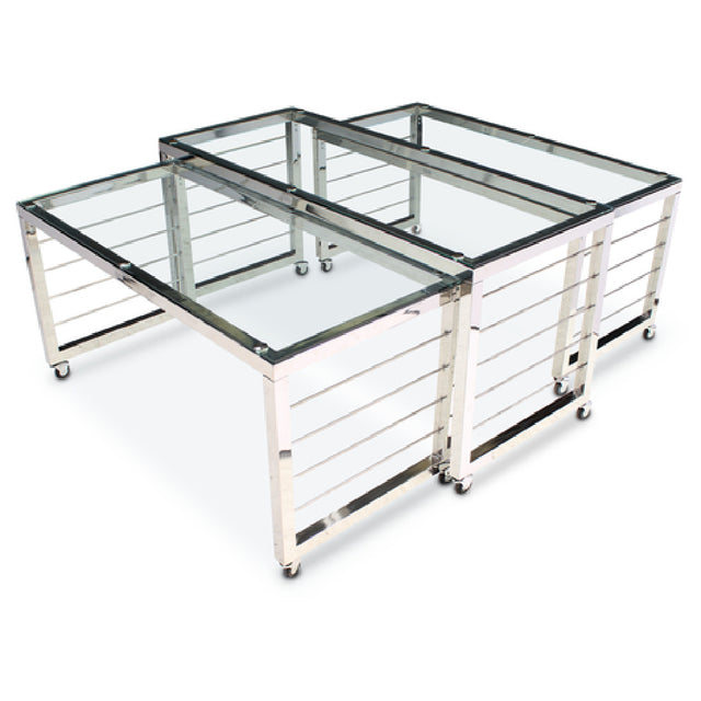 Forbes Industries 7424 Brooklyn Series Nesting Tables (Executive) (3) Tables: (1) Large 72"W X 30"D X 36"H Rectangle