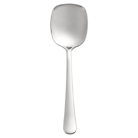 CAC China SSLS-8F Serving Spoon 8-1/2" Flat Edge